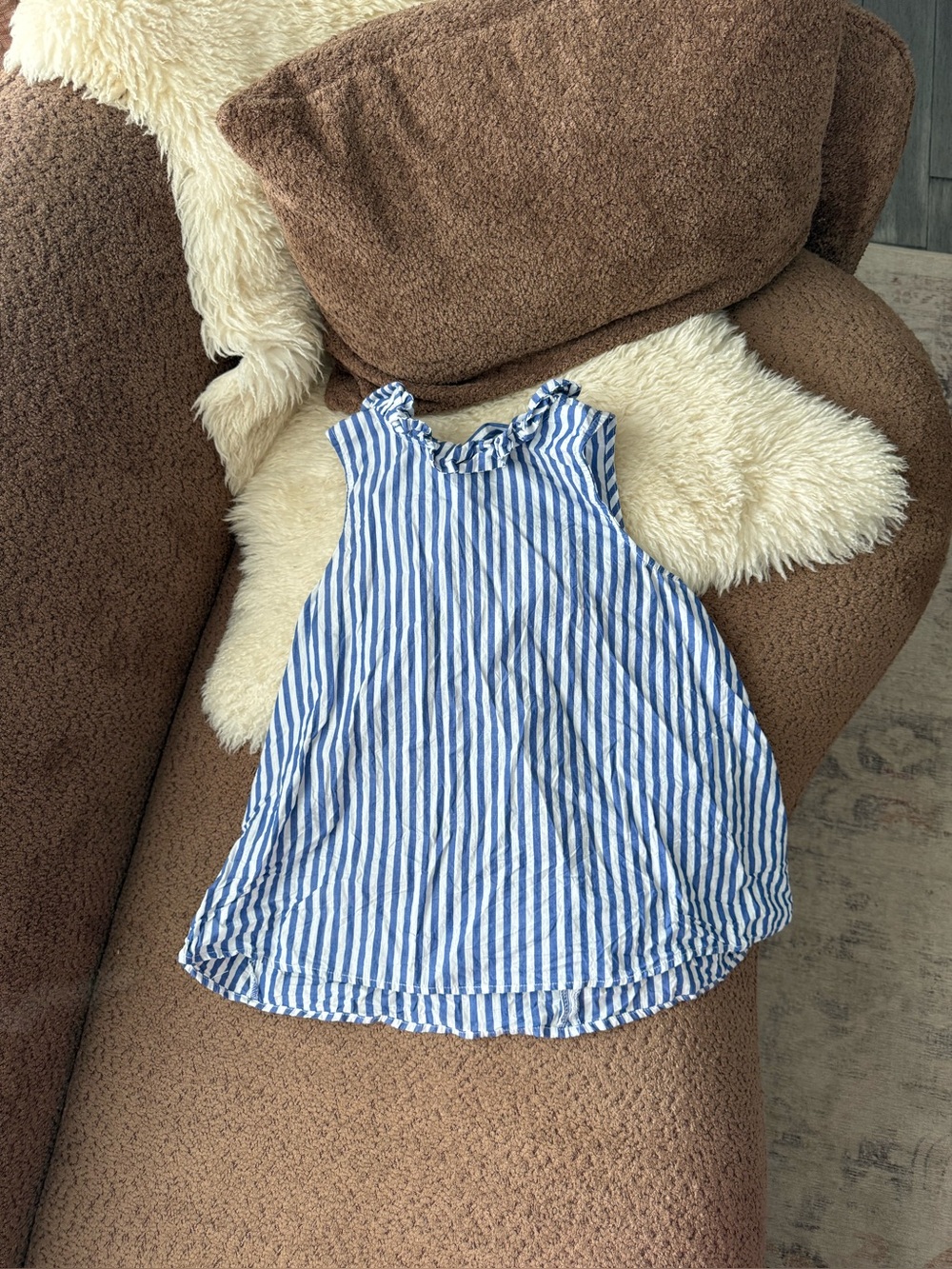 Tuckernuck Pomander Place Paceblue  Striped Mason Blouse